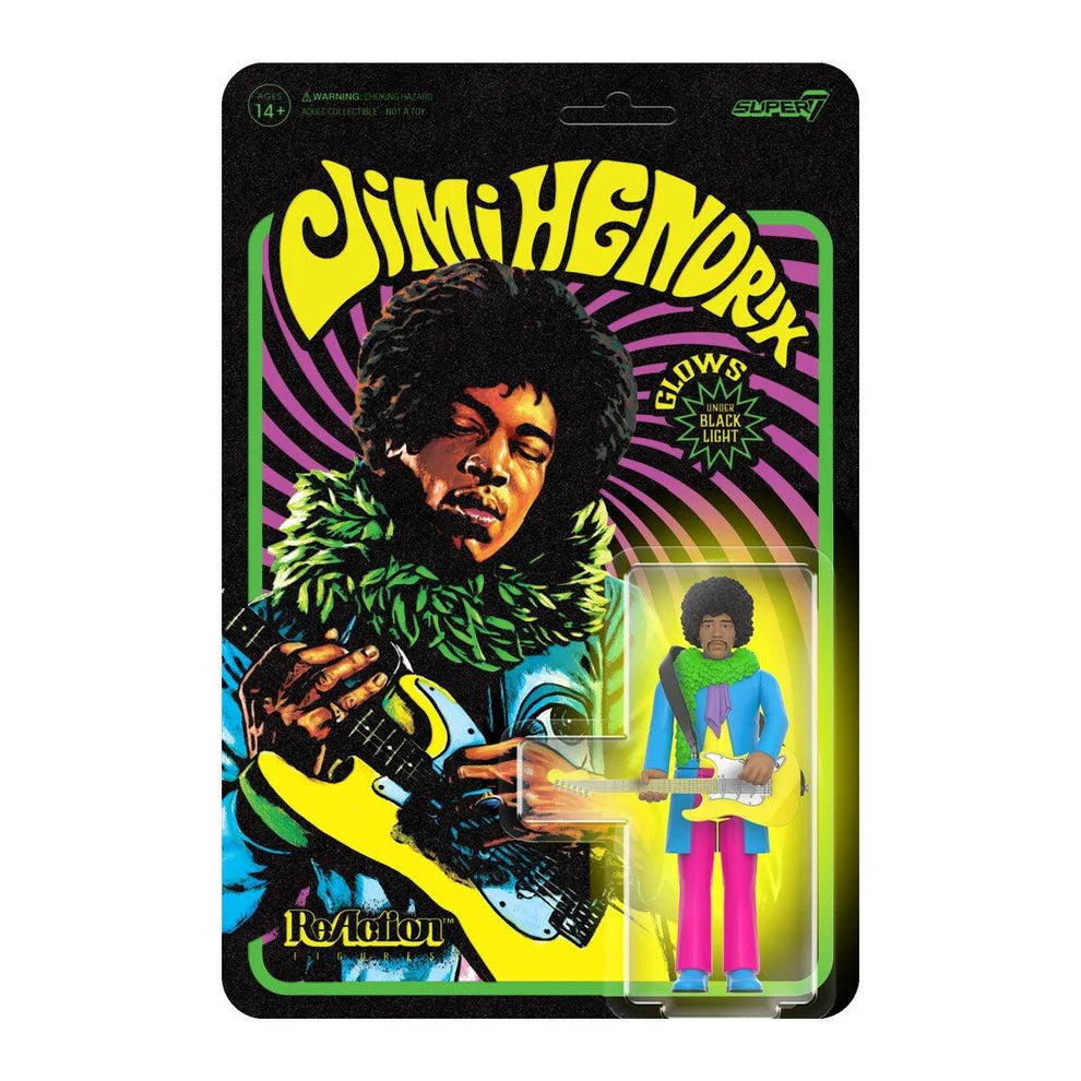 Jimi Hendrix Super 7 ReAction Figure