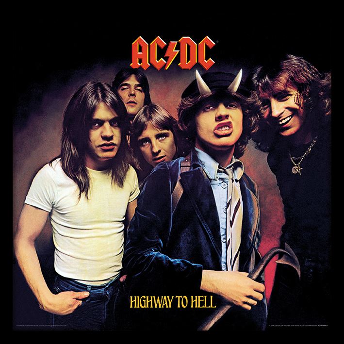 AC/DC Framed Album Cover