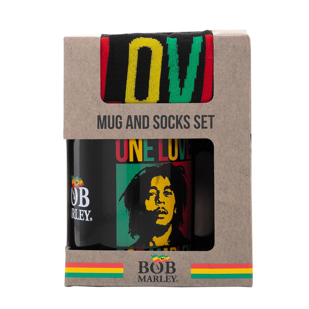 Bob Marley Mug & Socks Set