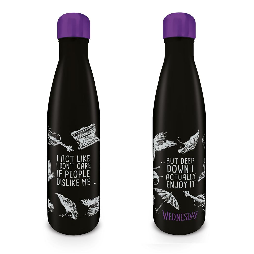 Wednesday Addams Metal Drinks Bottle