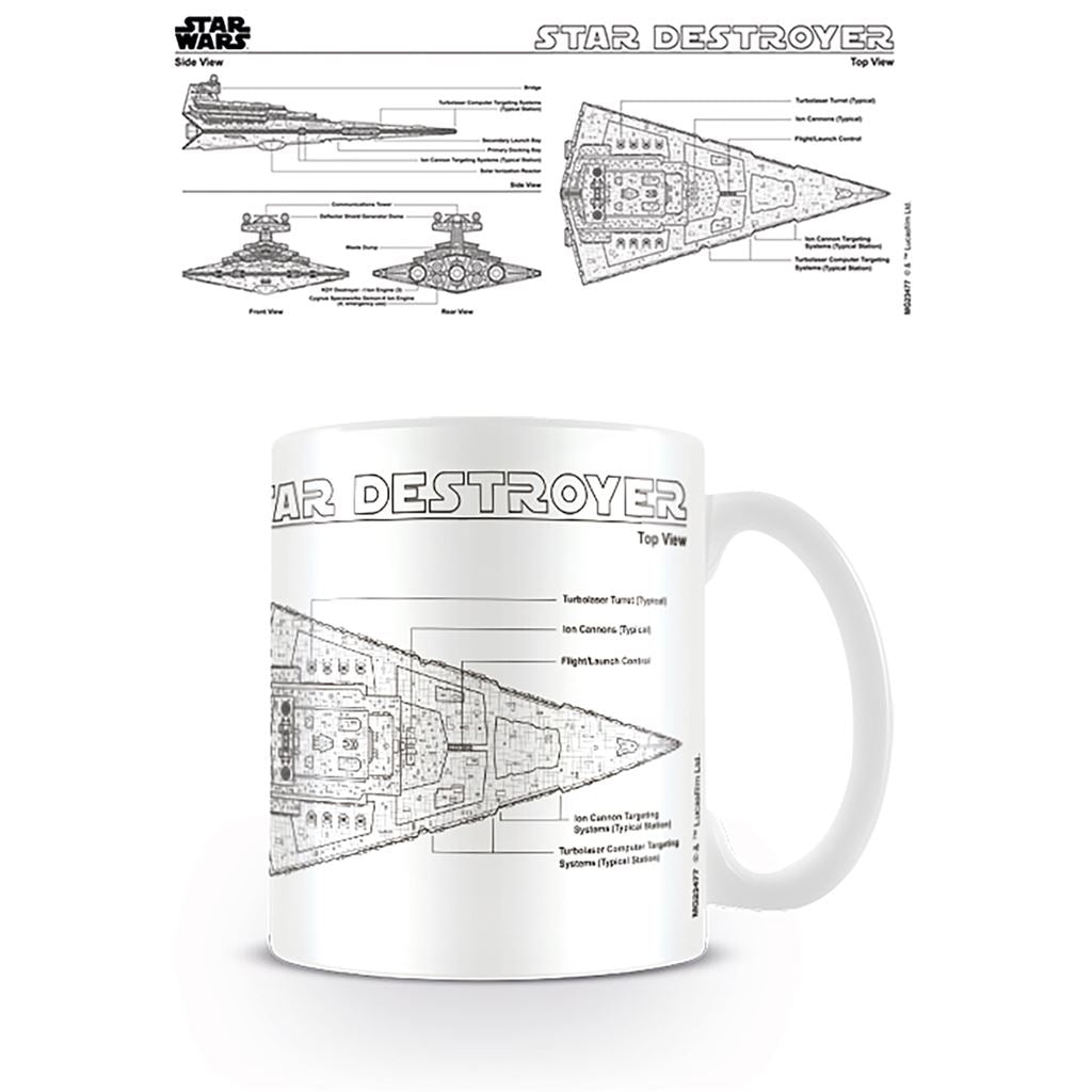 Star Wars Star Destroyer Sketch Mug