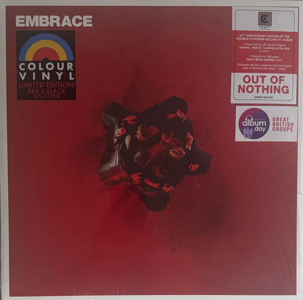 Embrace - Out Of Nothing - LP (Red & Black Splatter Vinyl)