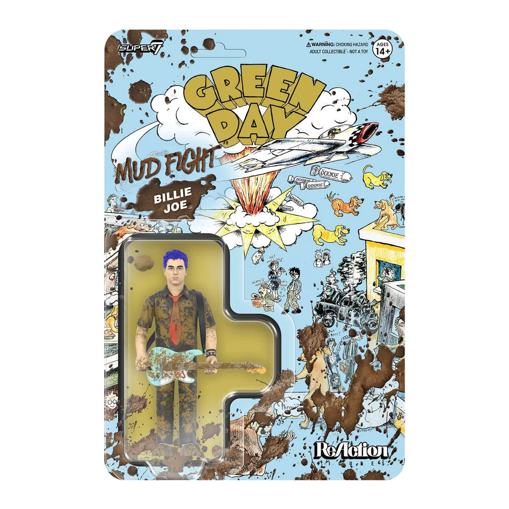 Billie Joe Green Day Mud Fight Super 7 ReAction Figure - product image