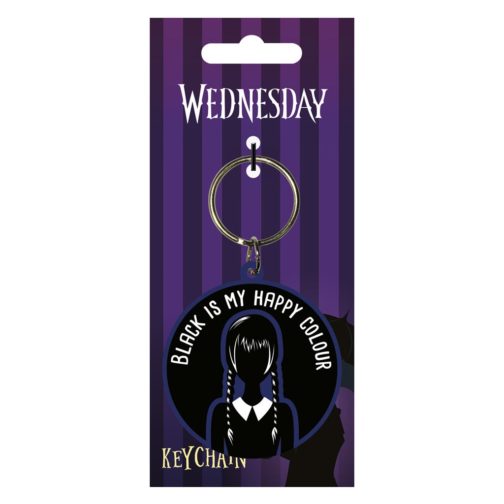 Wednesday Addams Keychain