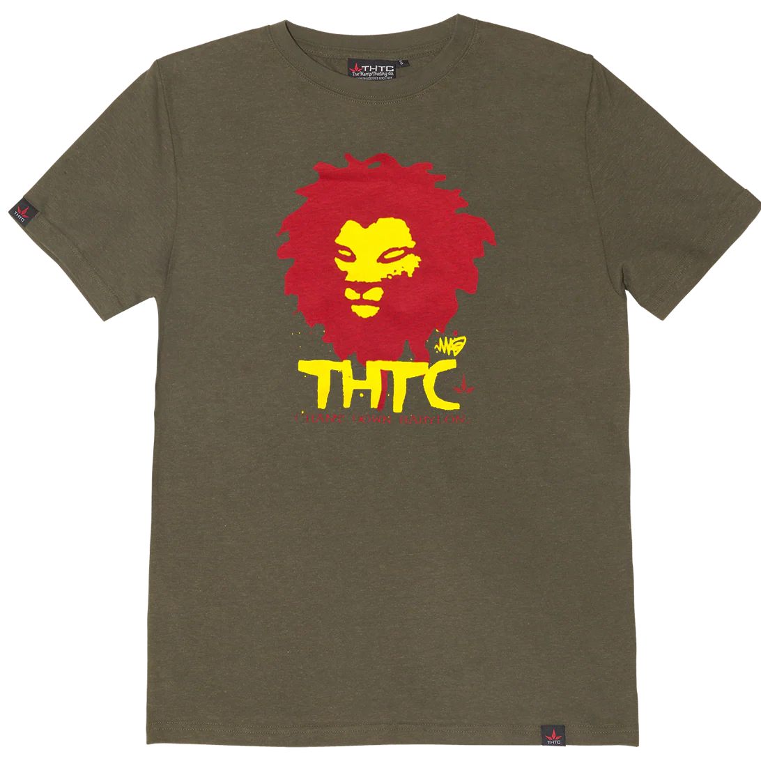 THTC Chant Down Babylon Khaki Hemp T-Shirt