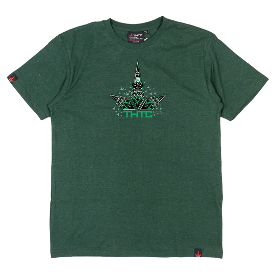 THTC Ink On Skin Green Hemp T-Shirt