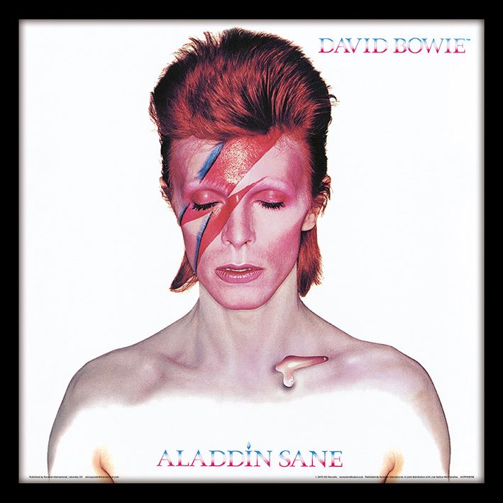David Bowie (Aladdin Sane) Framed Album Cover