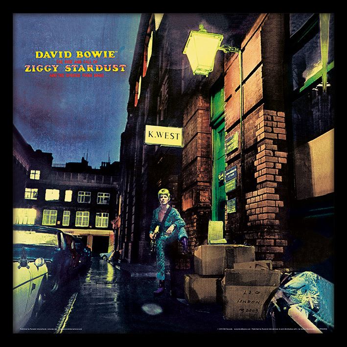David Bowie (Ziggy Stardust) Framed Album Cover
