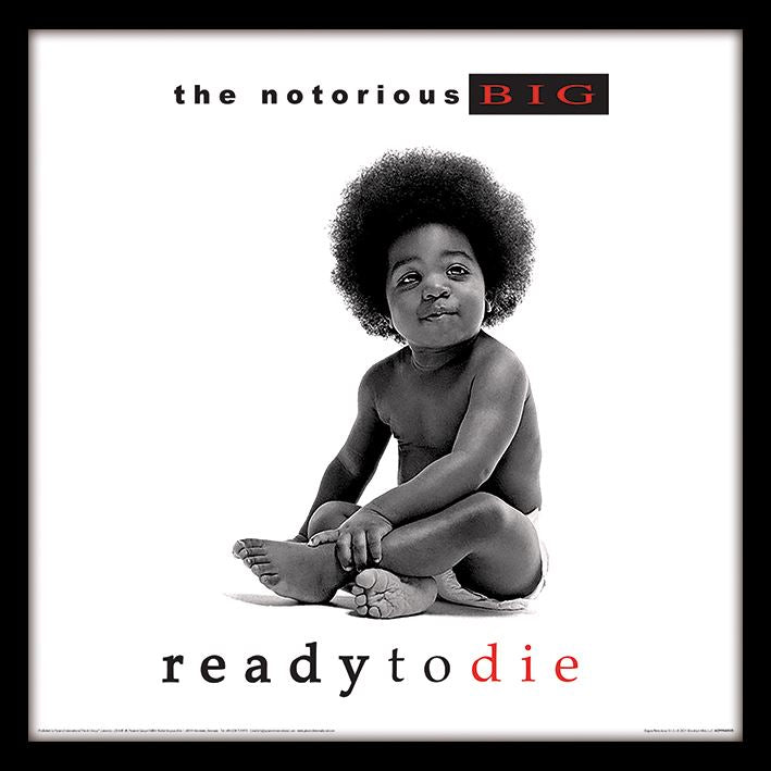 The Notorious BIG Framed Album Cover
