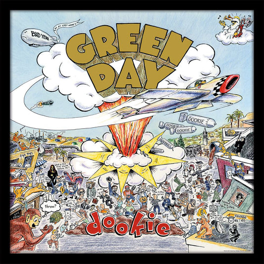 Green Day Framed Album Cover