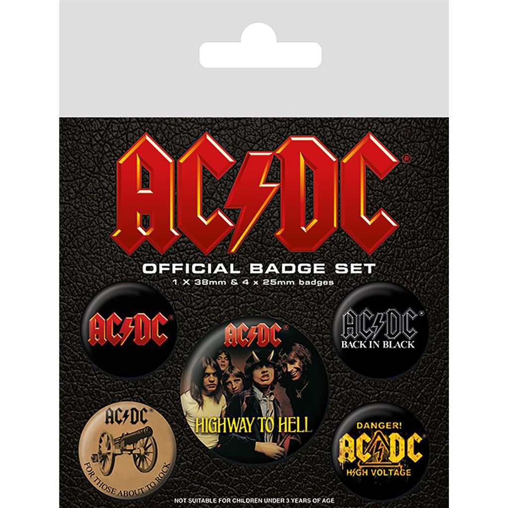AC/DC Badgepack