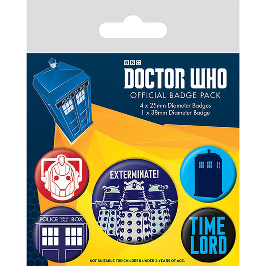 Doctor Who Badgepack