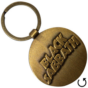 Black Sabbath Metal Keychain