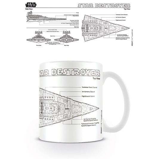 Star Wars Star Destroyer Sketch Mug