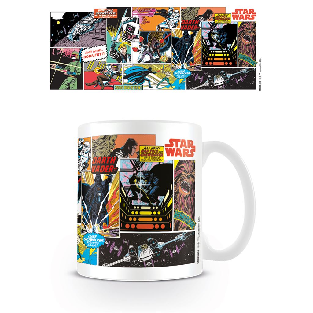 Star Wars Comic Panels Mug