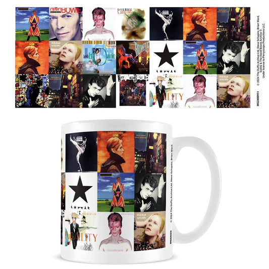 David Bowie Albums Collage Mug