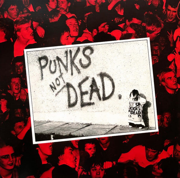 The Exploited - Punks Not Dead - LP (Red & Black Splatter Vinyl) - Album Cover Image
