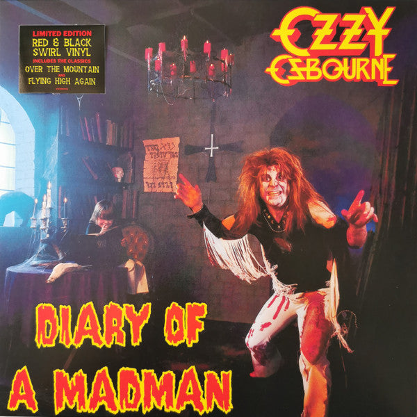 Ozzy Osbourne - Diary Of A Madman - LP (Red & Black Swirl Vinyl)