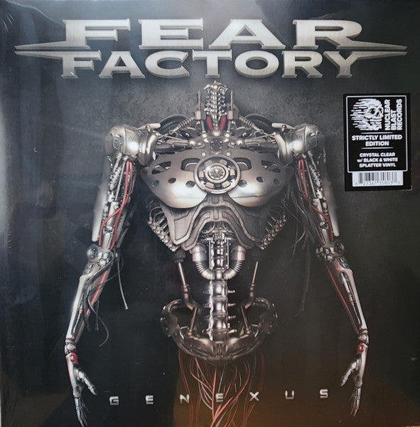 Fear Factory - Genexus - 2xLP (Crystal Clear w/ Black & White Splatter Vinyl)