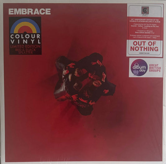 Embrace - Out Of Nothing - LP (Red & Black Splatter Vinyl)