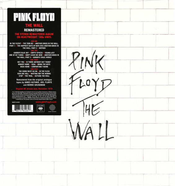 Pink Floyd - The Wall - 2xLP - album cover image
