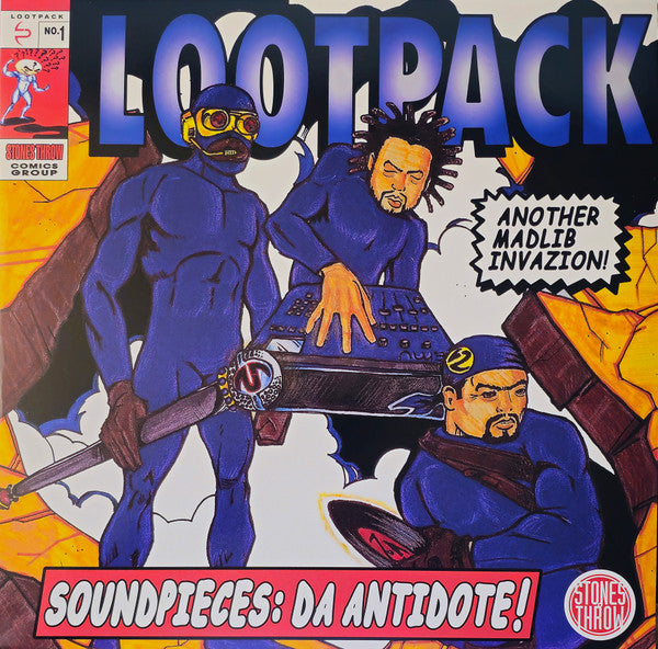 Lootpack - Soundpieces: Da Antidote! - 3xLP (Blue/ Red/ Yellow Vinyl)