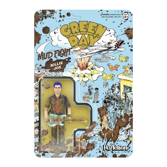 Billie Joe Green Day Mud Fight Super 7 ReAction Figure - product image