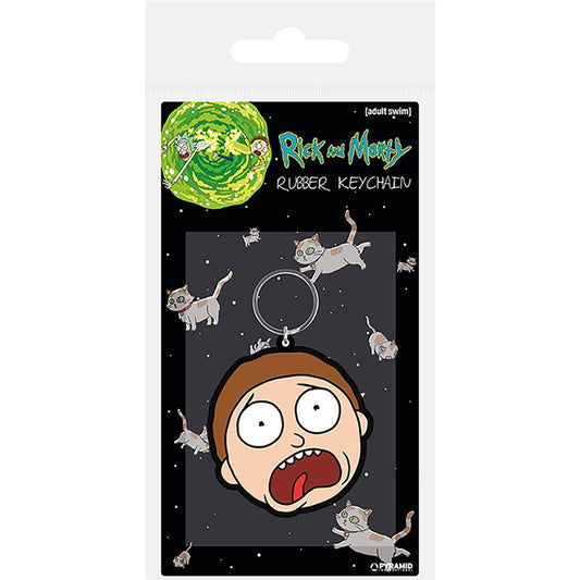 Rick & Morty Rick Terrified Keychain