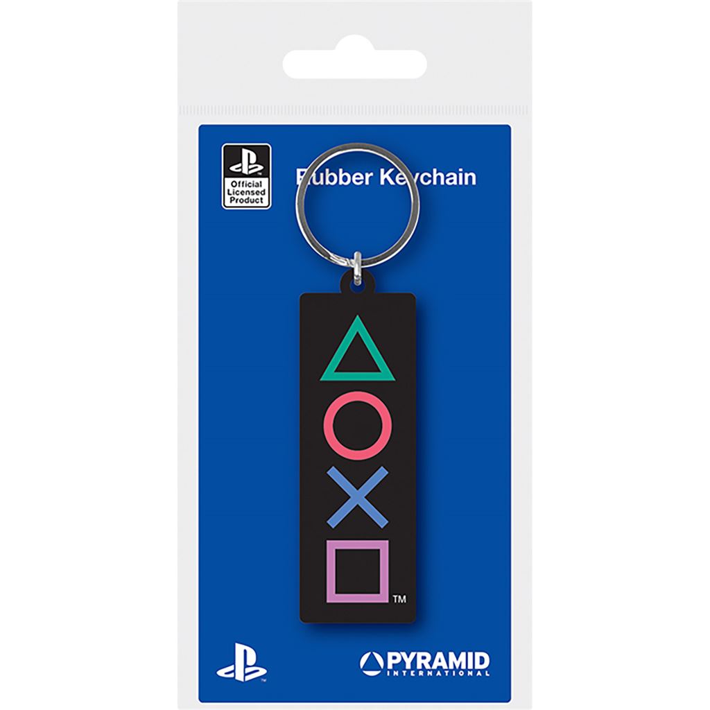 PlayStation Shapes Keychain