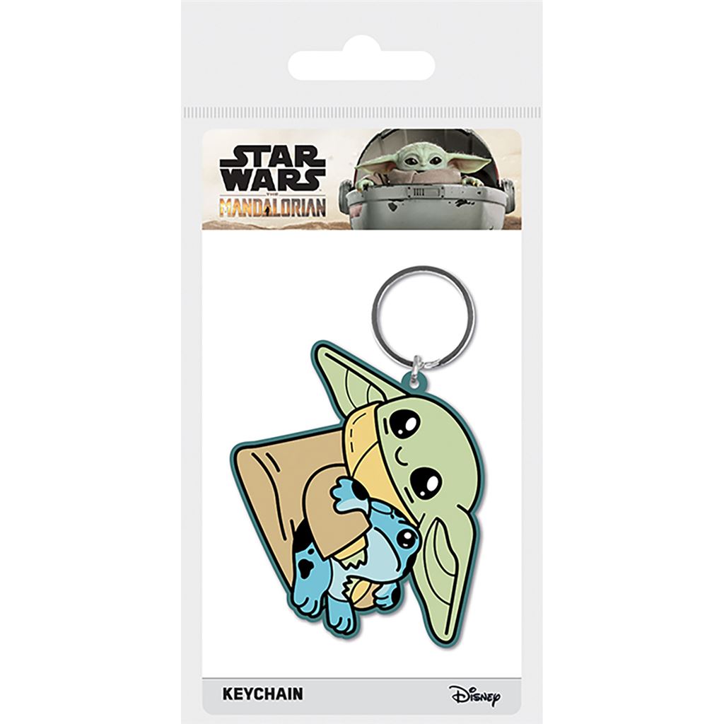 Star Wars The Mandalorian Grogu's Little Friend Keychain
