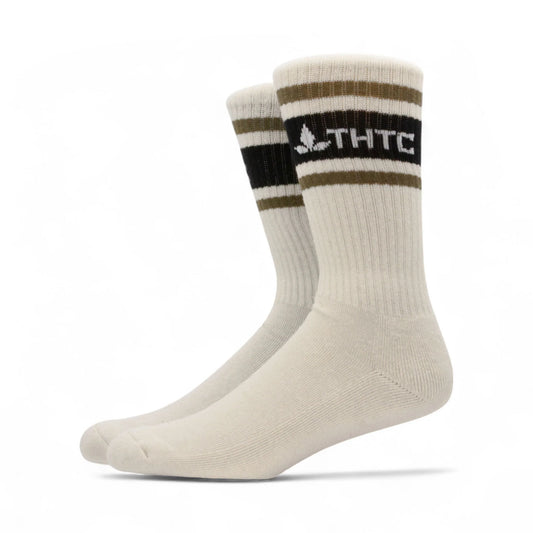 Natural Stripy THTC Hemp Socks