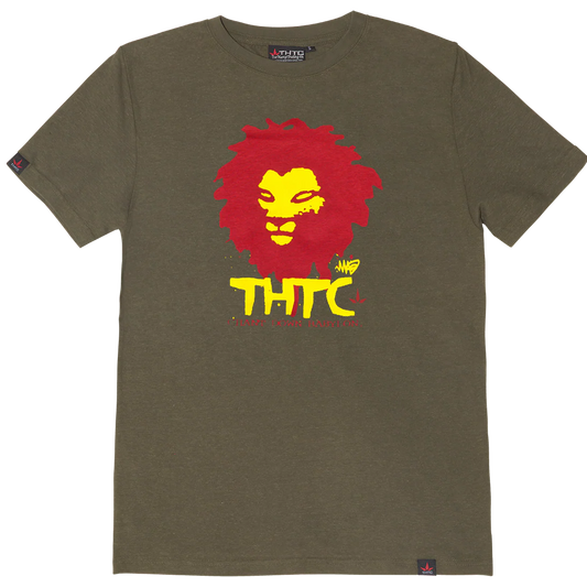 THTC Chant Down Babylon Khaki Hemp T-Shirt
