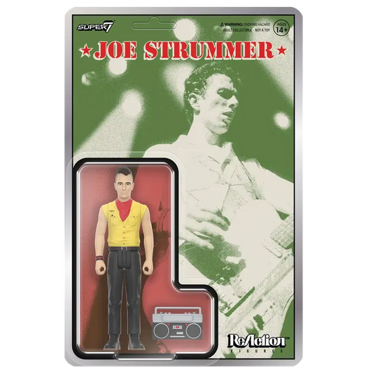 Joe Strummer The Clash Super 7 ReAction Figure