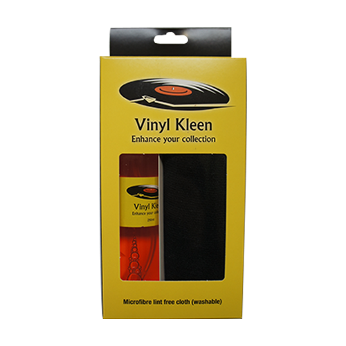 Vinyl Kleen Pro Record Cleaning Fluid and Large HQ Microfibre Cloth